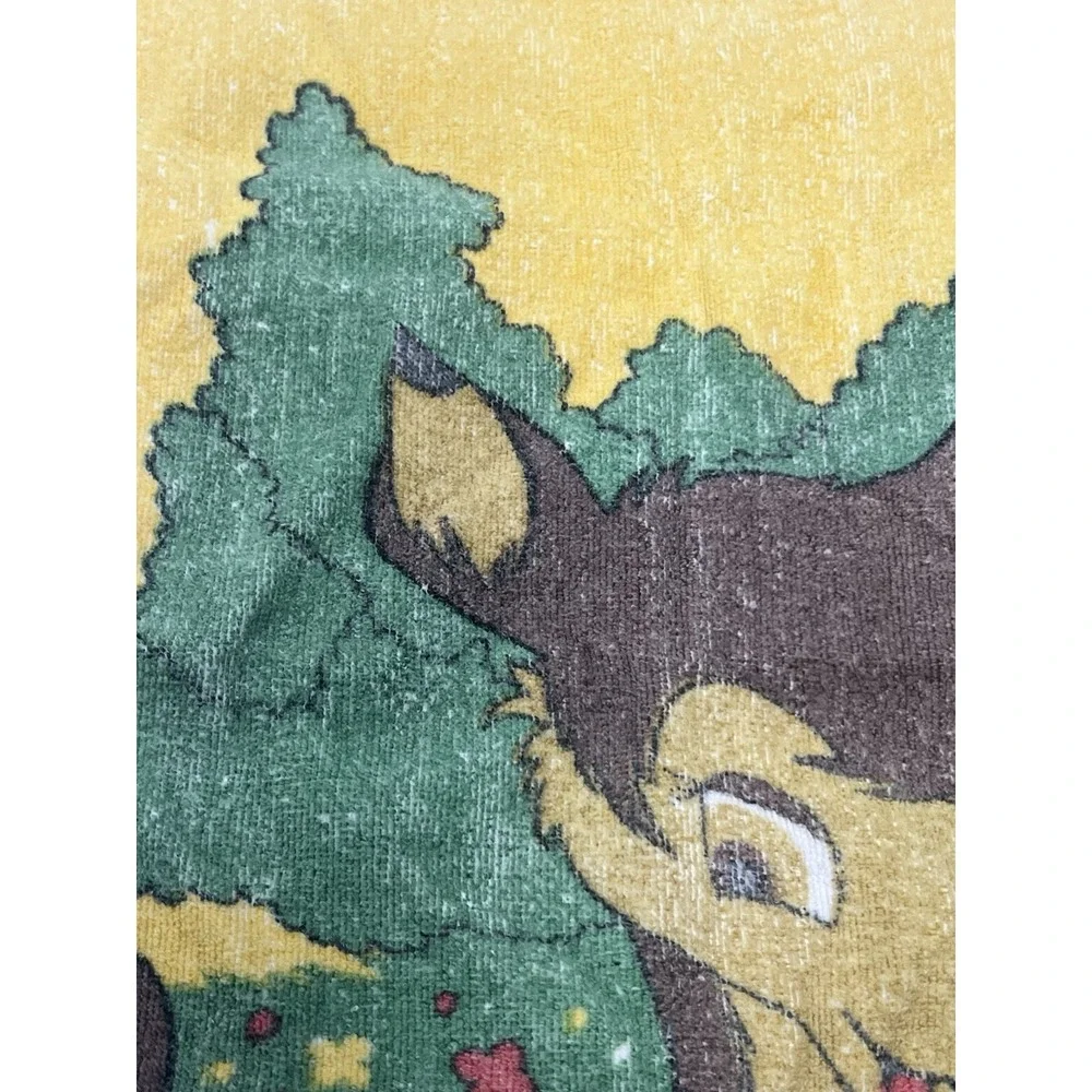 Vintage Disney Bambi Thumper  Hand Towel Deer Unica Broadway